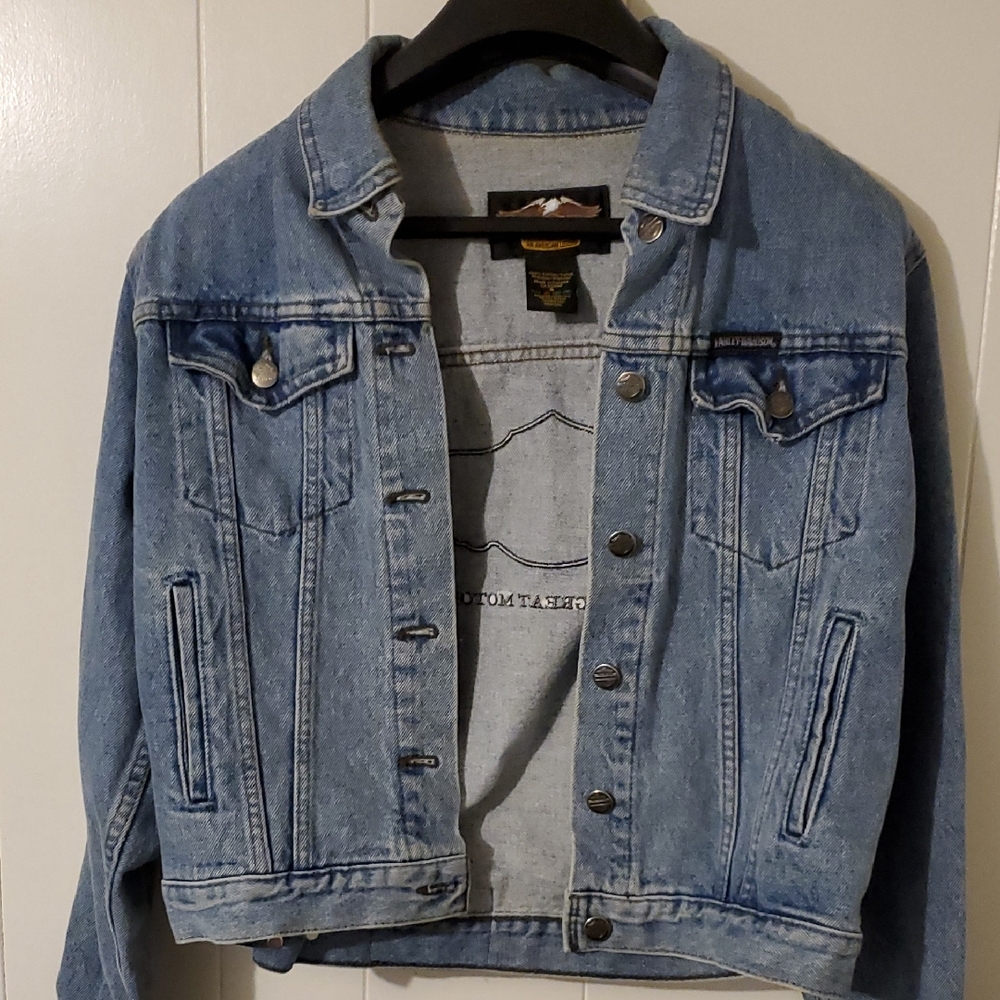 Harley-Davidson 100 Year Anniversary Blue Jean Jacket